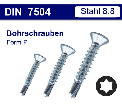 Bohrschrauben 6 3 - Ø, 2,9-6,3
