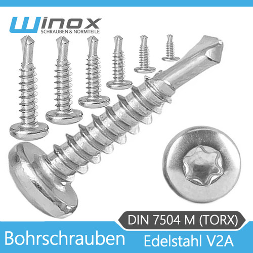 Bohrschrauben edelstahl - edelstahl, |