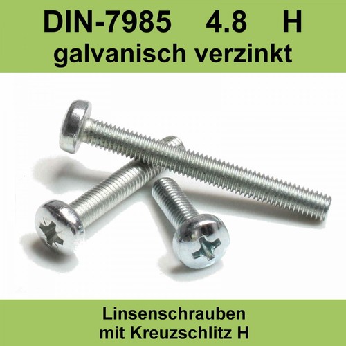 Din 7985 8 verzinkt - 7985,