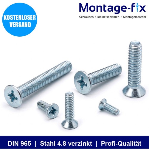 Senkkopfschrauben din 965 - senkkopfschrauben, iso
