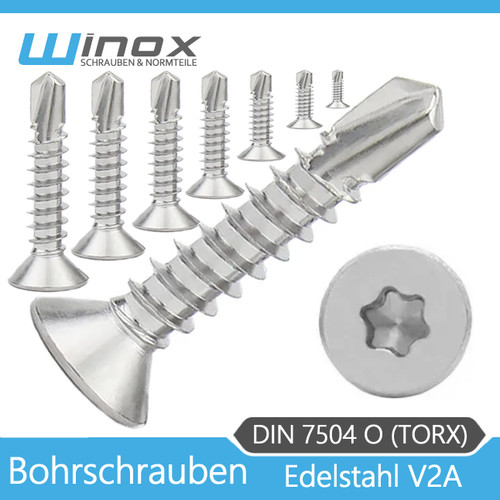 Bohrschrauben edelstahl - a2, |