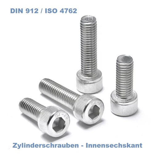 Zylinderschrauben din 912 - 912, iso