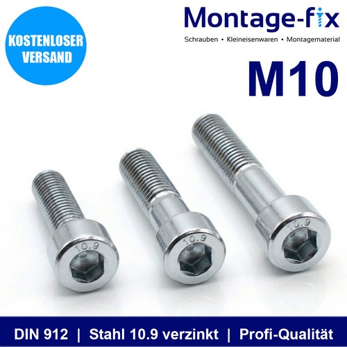 M10 zylinderschrauben din - m10, 912