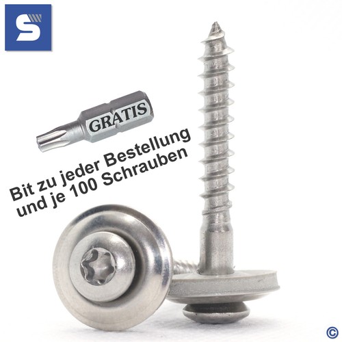 Spenglerschrauben edelstahl - edelstahl, a2