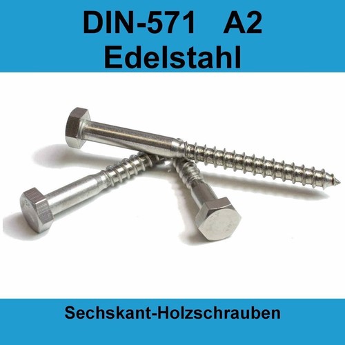 Din 571 holzschrauben - 571, a2