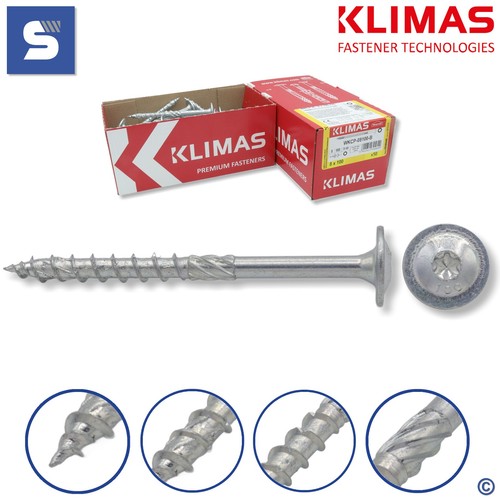 Klimas tellerkopfschrauben - klimas,