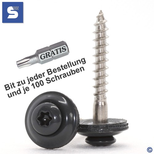 Spenglerschrauben anthrazit - spenglerschrauben,